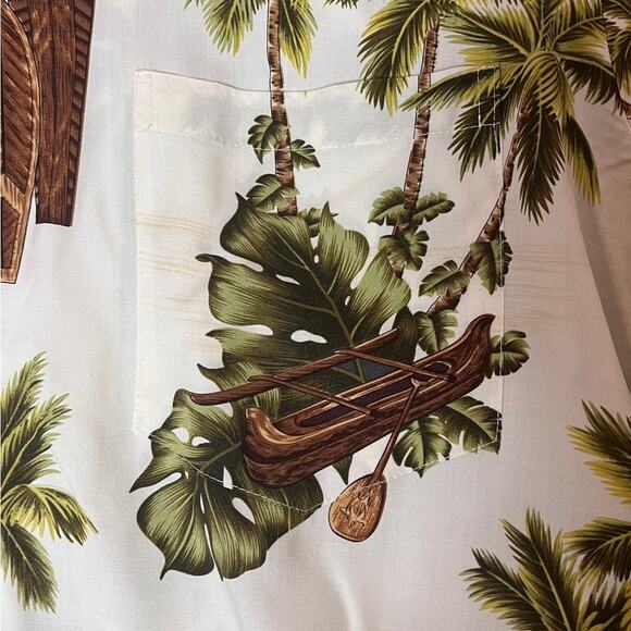 Hilo Hattie The Original Hawaiian Shirt Men’s XL Tropical Island Beach Vacation - Picture 4 of 9